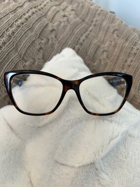 Dolce & Gabbana Tortoise Cat-Eye Glasses in Brown and Black